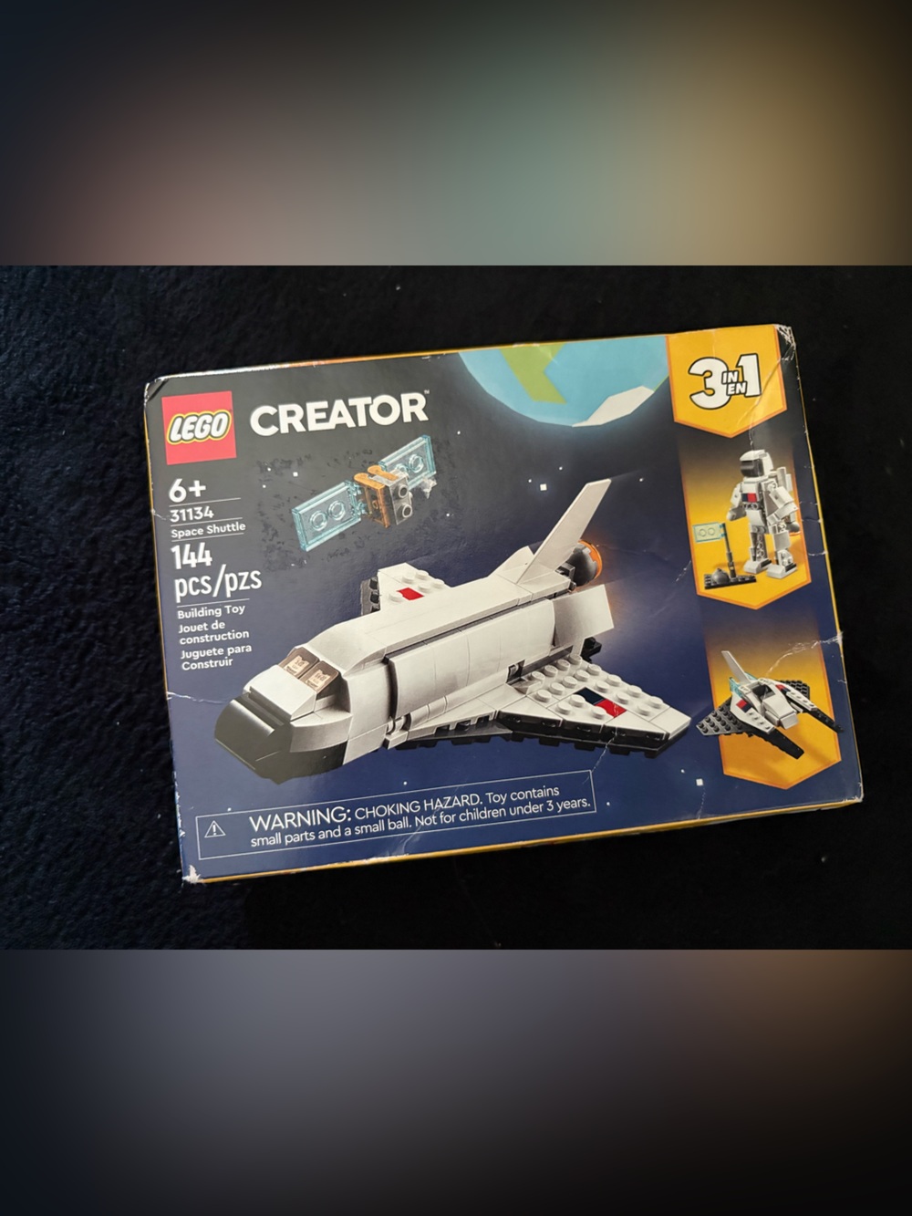 LEGO Creator Space Shuttle 3-in-1 building set